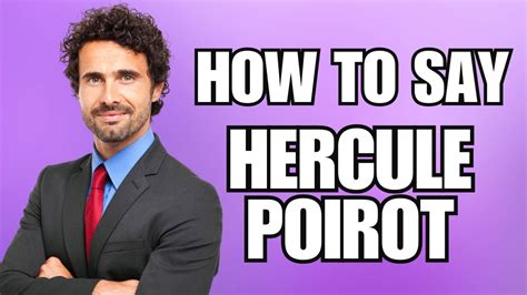 how to pronounce hercule poirot.